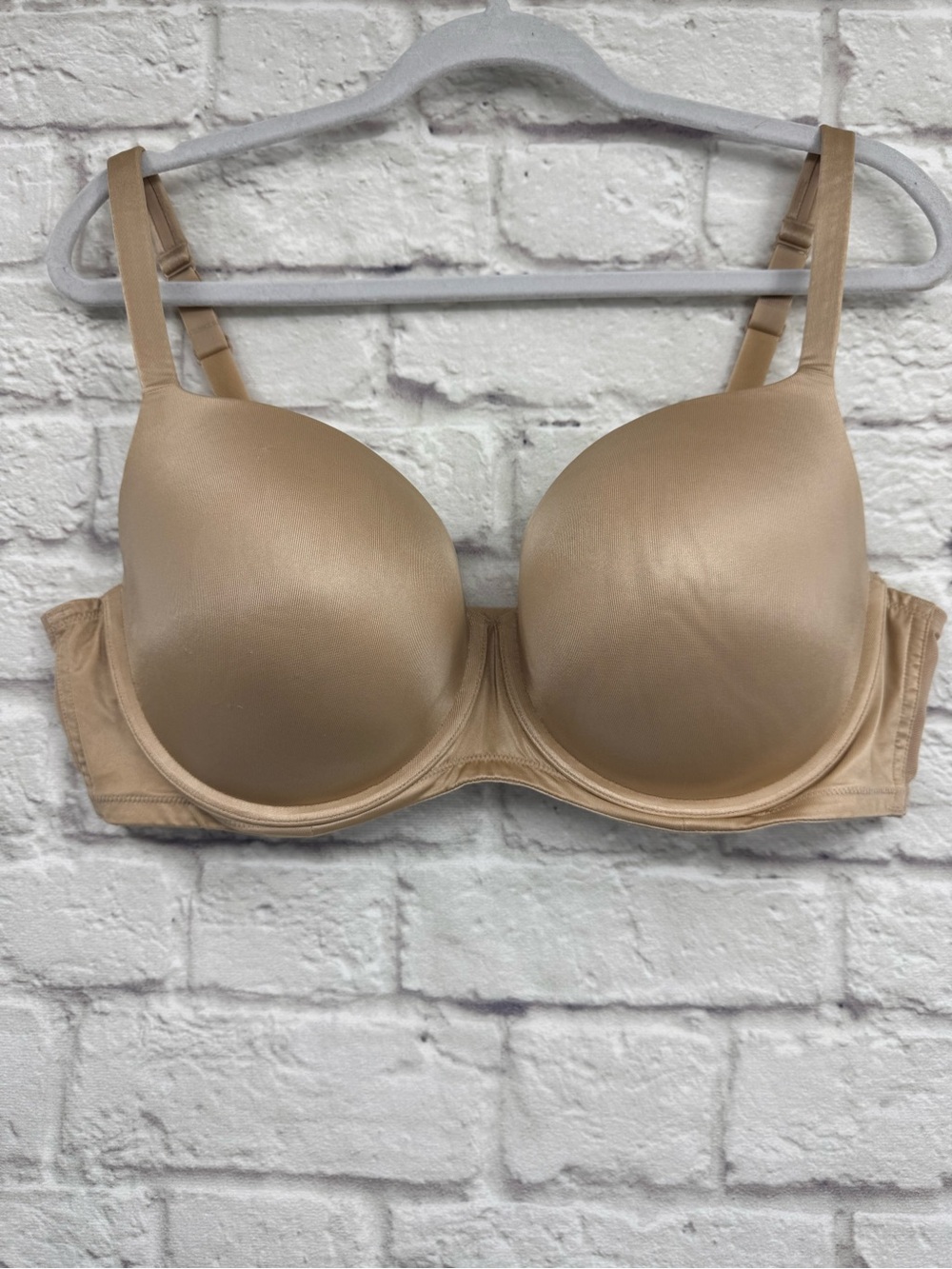 Cacique Boost Balconette Bra 40DD Beige Underwire T Shirt Bra